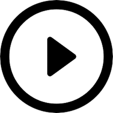 Play button in a circular design